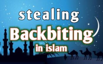 Stealing | Backbiting | Slander